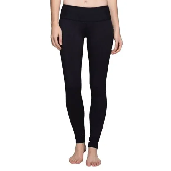 LULULEMON ATHLETICA Wunder Under Tight (Brushed) Luon 28' Size 6 - Picture 1 of 5